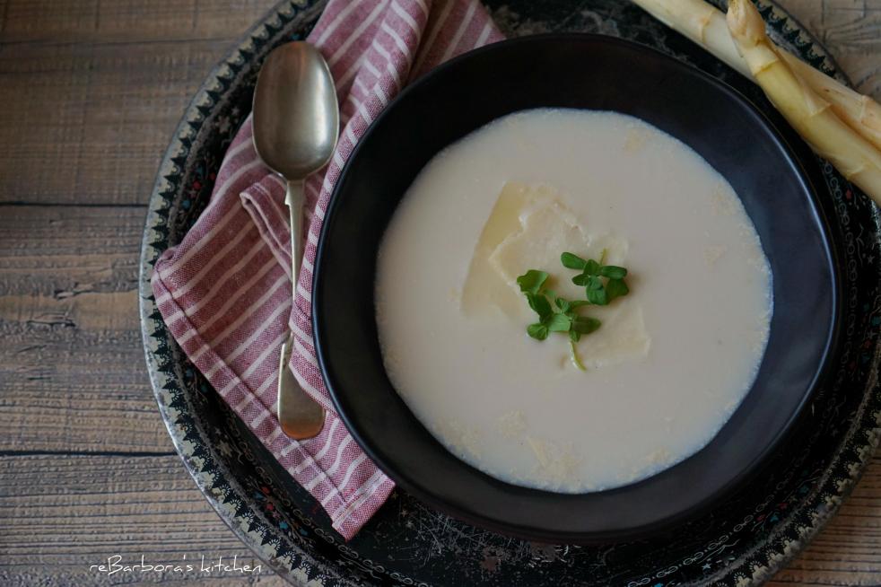 Chřestová polévka s parmazánem | reBarbora's kitchen