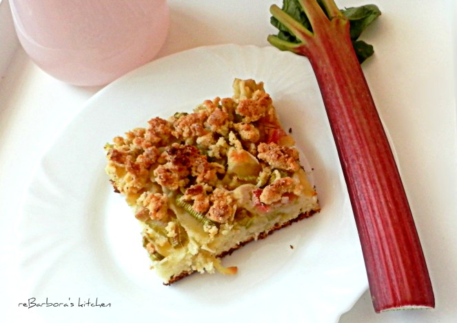 Kefírový koláč s rebarborou | reBarbora's kitchen