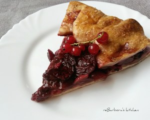 Špaldová galetka s třešněmi (Galette) | reBarbora's kitchen