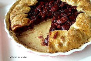 Špaldová galetka s třešněmi (Galette) | reBarbora's kitchen