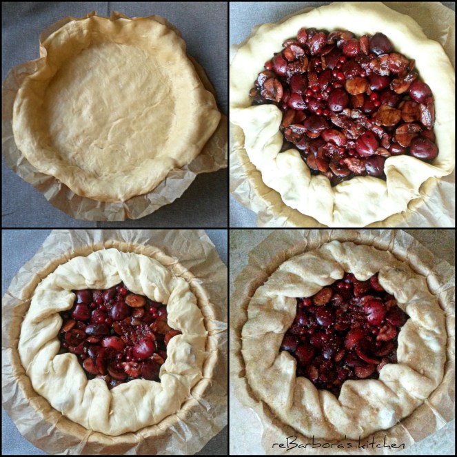 Špaldová galetka s třešněmi (Galette) | reBarbora's kitchen