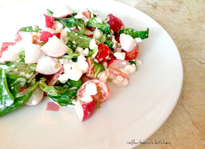 Ředkvičkový salát s cottage | reBarbora's kitchen