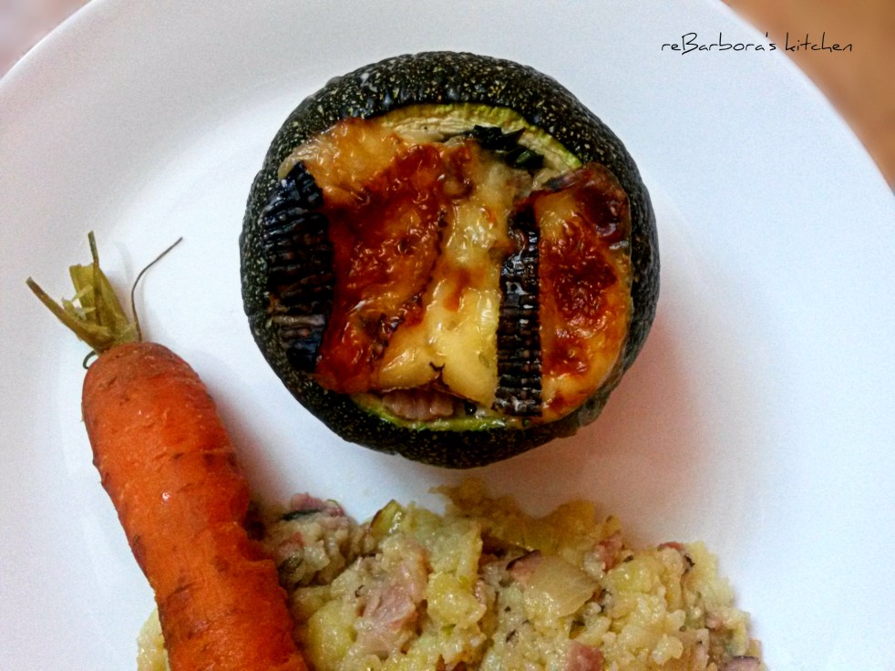 Plněná kulatá cuketa | reBarbora's kitchen