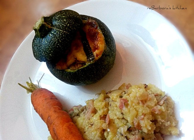 Plněná kulatá cuketa | reBarbora's kitchen