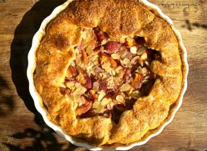 Mandlovo - špaldová galetka s broskvemi (Galette) | reBarbora's kitchen