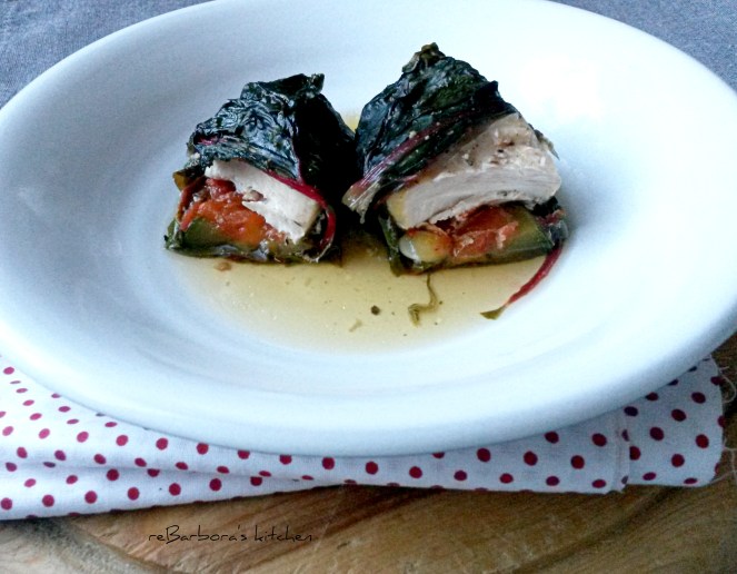 Kuřecí kousky v mangoldu | reBarbora's kitchen