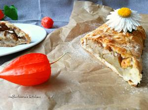 Mandlovo-hruškový štrůdl s levandulí | reBarbora's kitchen