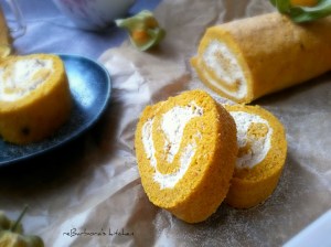 Dýňová roláda s vanilkovým krémem | reBarbora's kitchen