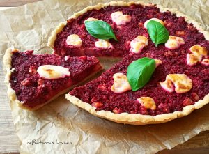 Quiche s červenou řepou a kozím sýrem | reBarbora's kitchen