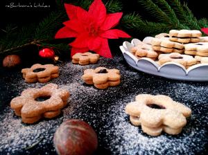 Bezlepkové pohankové linecké kytičky s marmeládou | reBarbora's kitchen