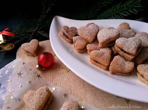 Mandlová srdíčka s čokoládovým krémem | reBarbora's kitchen