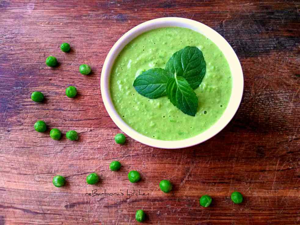 Hráškové pyré s mátou | reBarbora's kitchen