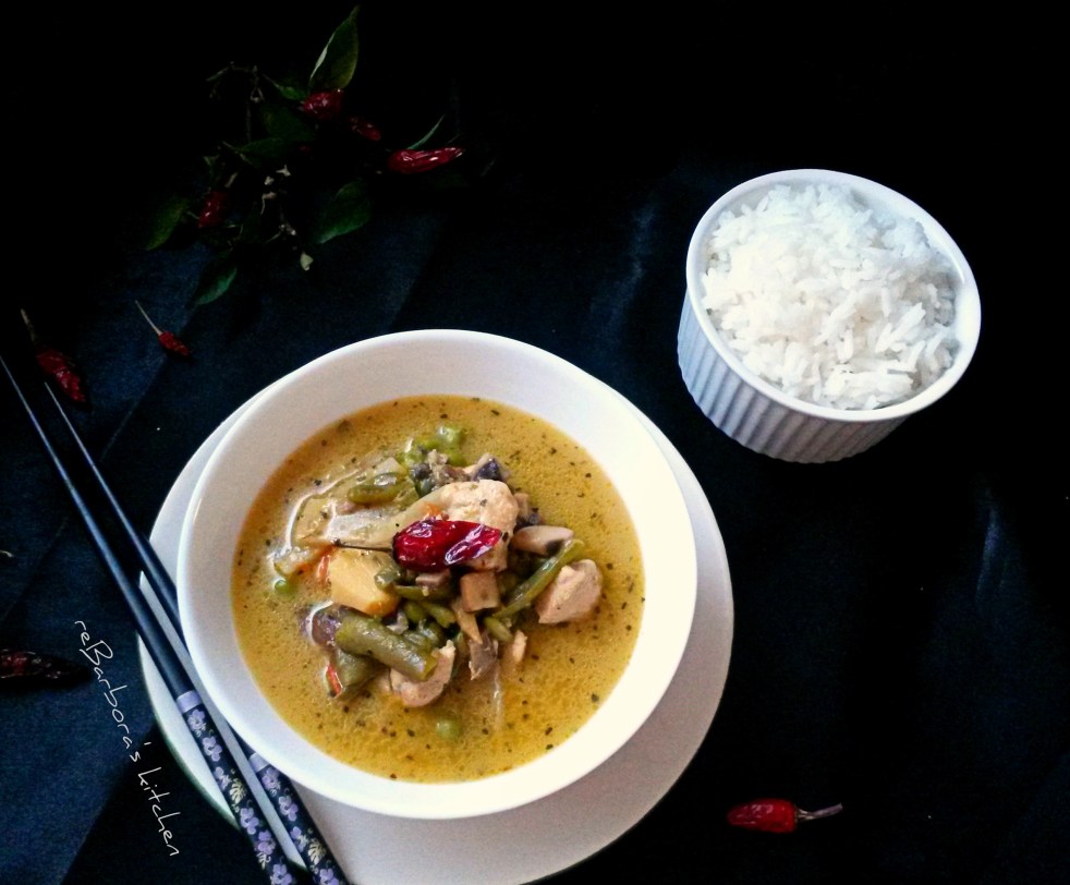 Thajské zelené kuřecí kari | reBarbora's kitchen
