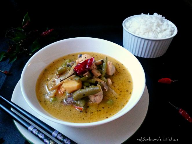 Thajské zelené kuřecí kari | reBarbora's kitchen