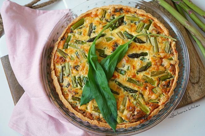 Chřestový quiche (slaný koláč) | reBarbora's kitchen