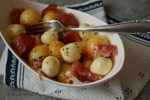 Meloun Cantaloupe s parmskou šunkou a mozzarellou | reBarbora's kitchen