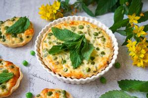 Hráškové koláčky s mátou | reBarbora's kitchen