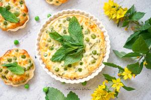 Hráškové koláčky s mátou | reBarbora's kitchen