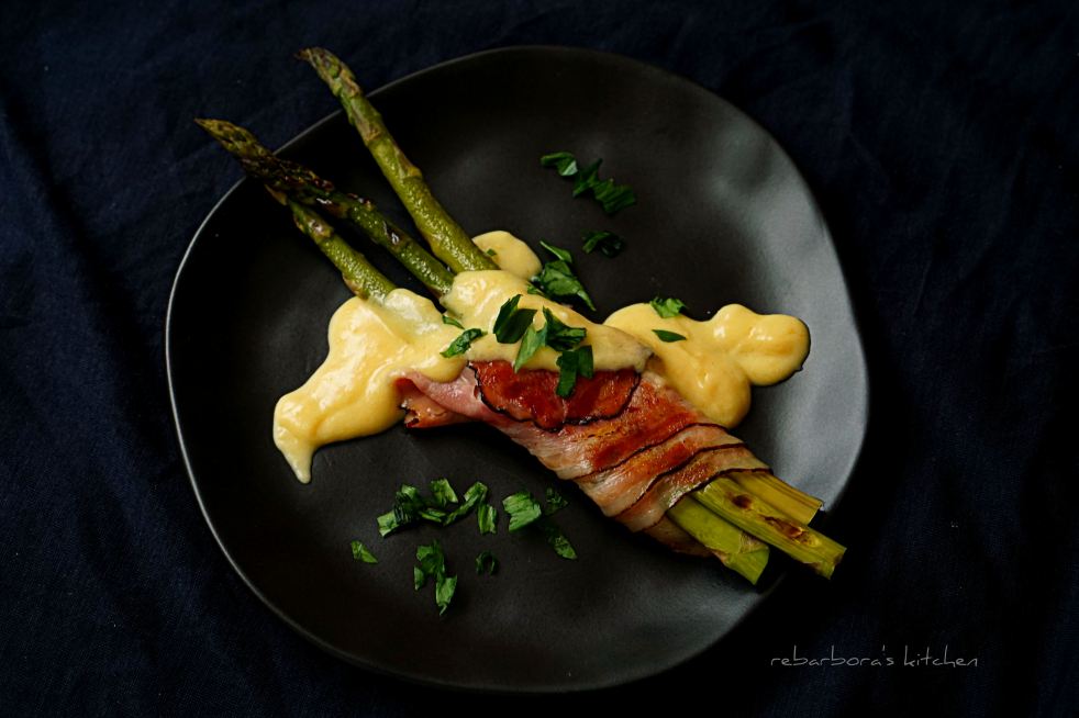 Chřest ve slanině s holandskou omáčkou | reBarbora's kitchen