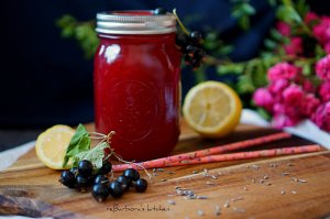 Limonáda z černého rybízu s levandulí | reBarbora's kitchen
