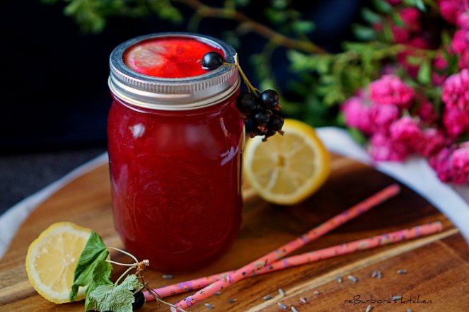 Limonáda z černého rybízu s levandulí | reBarbora's kitchen