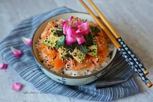 Chirachi sushi/sushi bowl | reBarbora's kitchen