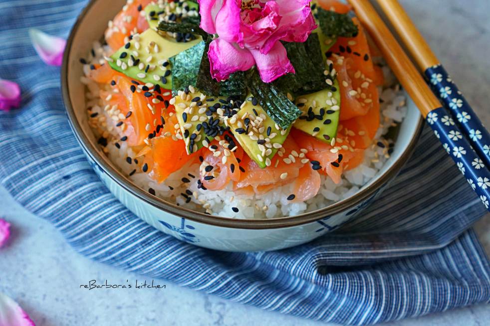 Chirachi sushi/sushi bowl | reBarbora's kitchen