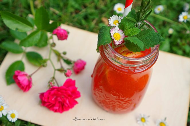 Jahodová limonáda s rozmarýnem | reBarbora's kitchen