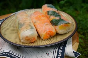 Letní závitky s kuřecím prsíčkem nebo krevetami | reBarbora's kitchen