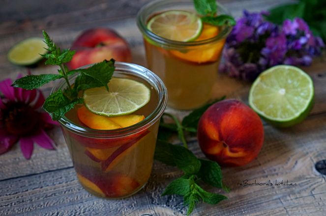 Broskvový ledový čaj | reBarbora's kitchen