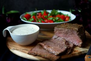 Párty time: Roastbeef s pažitkovou remuládou a růžový alko/nealko drink | reBarbora's kitchen
