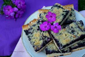 Borůvkový koláč s mandlovou drobenkou | reBarbora's kitchen