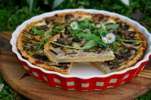 Houbový quiche - slaný koláč | reBarbora's kitchen