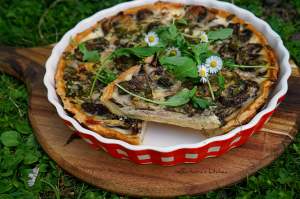 Houbový quiche - slaný koláč | reBarbora's kitchen
