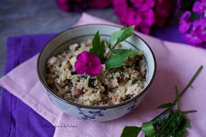 Květákové rizoto s houbami a cuketou | reBarbora's kitchen