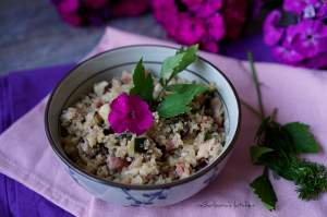 Květákové rizoto s houbami a cuketou | reBarbora's kitchen