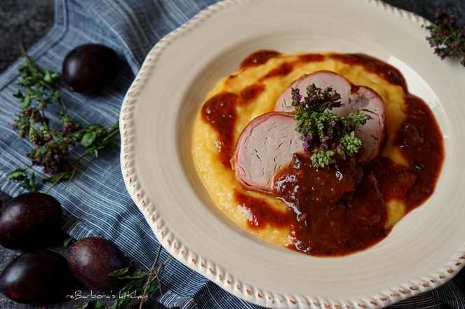 Vepřová panenka se švestkovou omáčkou | reBarbora's kitchen