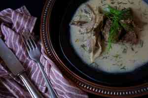 Koprová omáčka s hlívou ústřičnou | reBarbora's kitchen