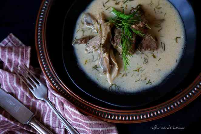 Koprová omáčka s hlívou ústřičnou | reBarbora's kitchen