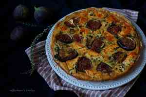 Quiche s fíky, slaninou a špenátem | reBarbora's kitchen