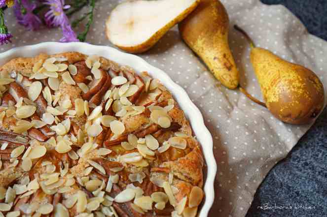 Mandlový koláč s hruškami | reBarbora's kitchen