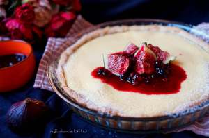 Vanilkový koláč ze Skyru s ovocnou omáčkou | reBarbora's kitchen