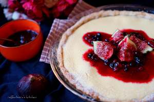 Vanilkový koláč ze Skyru s ovocnou omáčkou | reBarbora's kitchen