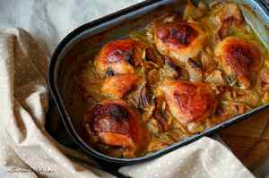 Kuřecí kousky na jablíčkách | reBarbora's kitchen