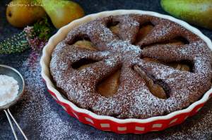 Hruškový čoko koláč s kořením | reBarbora's kitchen