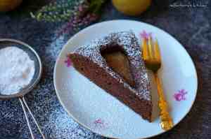 Hruškový čoko koláč s kořením | reBarbora's kitchen