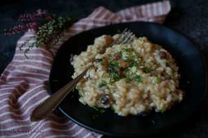 Houbové risotto | reBarbora's kitchen