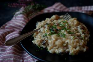 Houbové risotto | reBarbora's kitchen