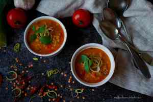 Pikantní polévka z červené čočky | reBarbora's kitchen