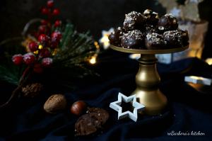 Lanýžové pralinky s oříšky a vanilkovým koňakem | reBarbora's kitchen